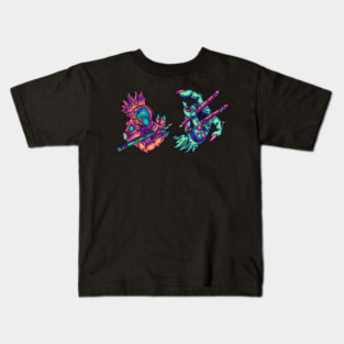 Monster Drawing Hands Kids T-Shirt