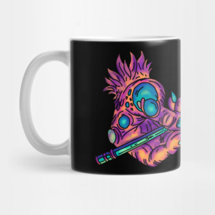 Monster Drawing Hands Mug