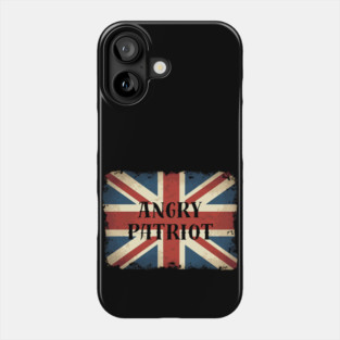 Angry Patriot: Distressed Union Jack Phone Case