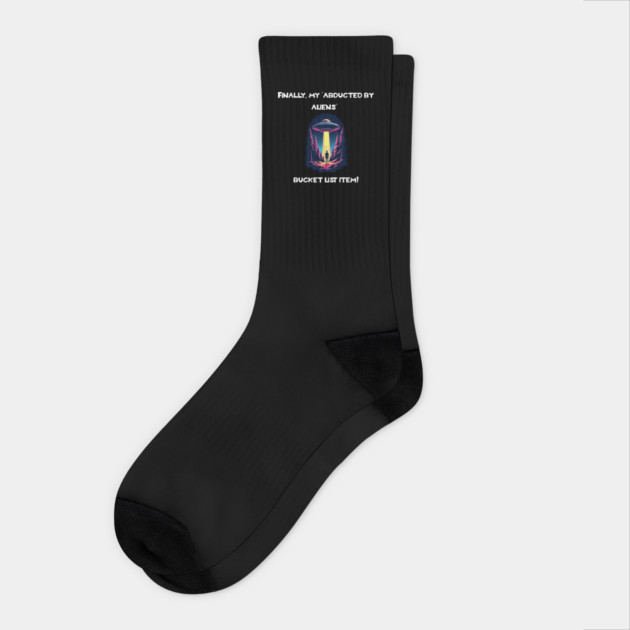 Finally Abducted: A Bucket List Triumph Socks by Steve