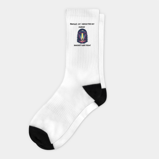 Finally Abducted: A Bucket List Triumph Socks by Steve