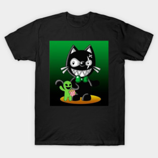 Mako el gato y Frujel el alien T-Shirt