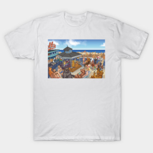 Rehoboth Beach Bears on the Boardwalk T-Shirt