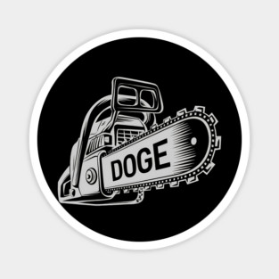 DOGE Chainsaw D.O.G.E Saw Magnet