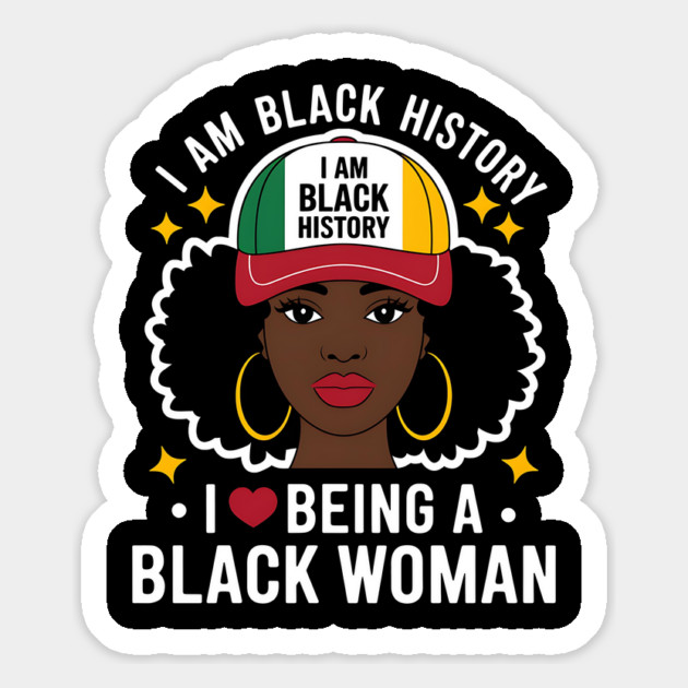 I-Love-Being-A-Black-Woman-Black-History-Month-for-Women Magnet by ArtistTee ⭐⭐⭐⭐⭐