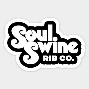 Soul Swine Rib Co. (front and back logo) Sticker
