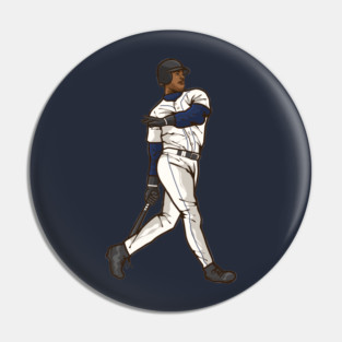 Ken Griffey Jr Swing Cartoon Pin