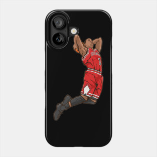 Derrick Rose Slam Dunk Cartoon Phone Case
