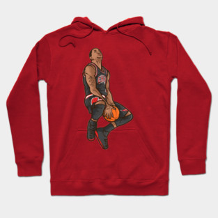 Derrick Rose Reverse Dunk Cartoon Hoodie