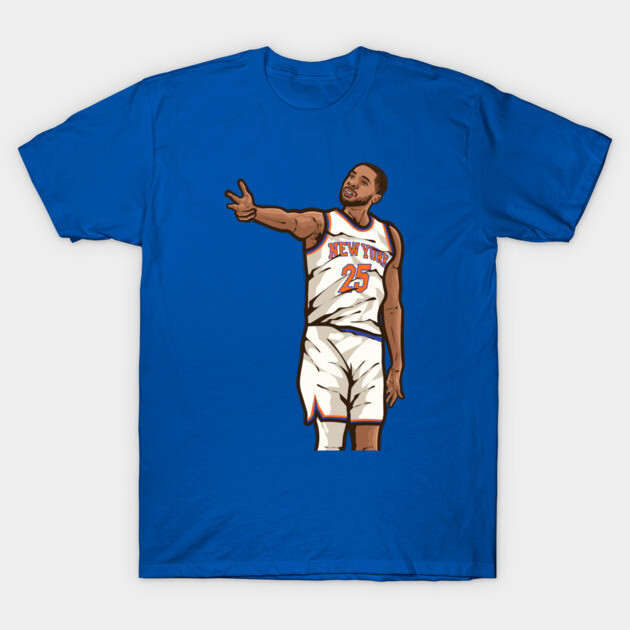 Mikal Bridges 3 Point Celebration Cartoon T-Shirt