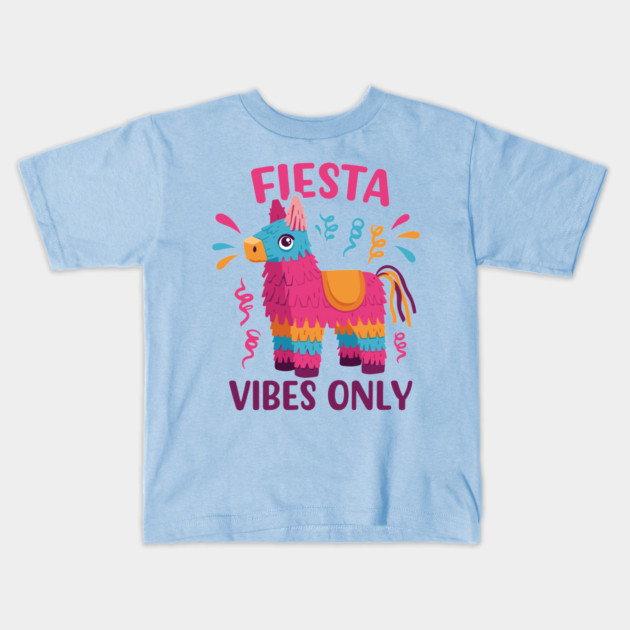 Fiesta Vibes Only Kids T-Shirt by enrynz
