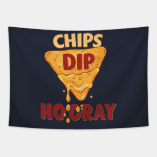 Chips, Dip, Hooray Tapestry