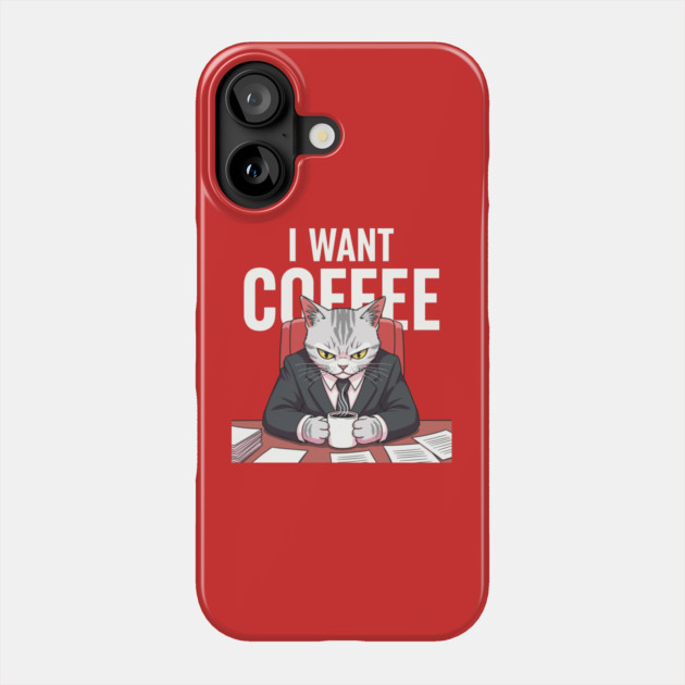 I want Coffee Phone Case by enrynz