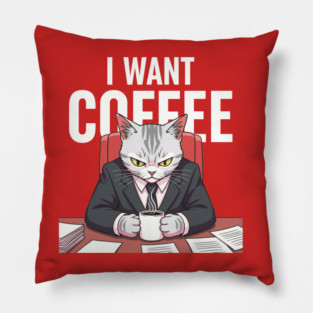 I want Coffee Pillow