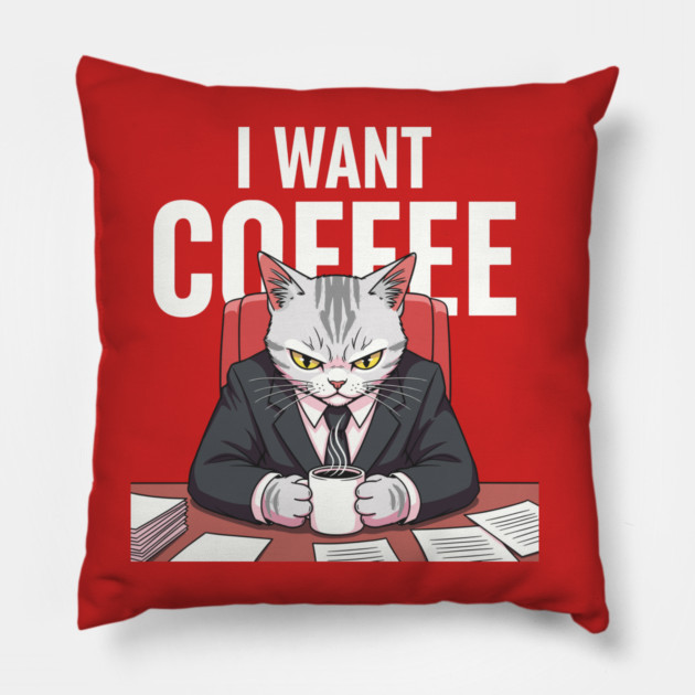 I want Coffee Pillow by enrynz