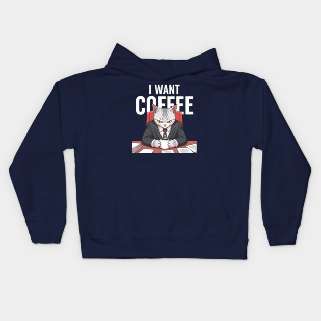 I want Coffee Kids Hoodie by enrynz
