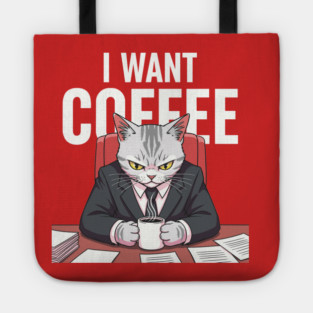 I want Coffee Tote