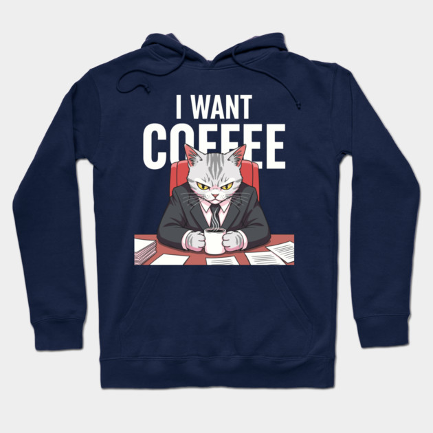 I want Coffee Hoodie by enrynz