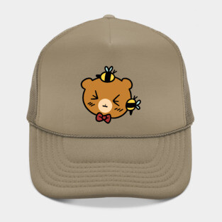 Bumble Bee bear Face Hat