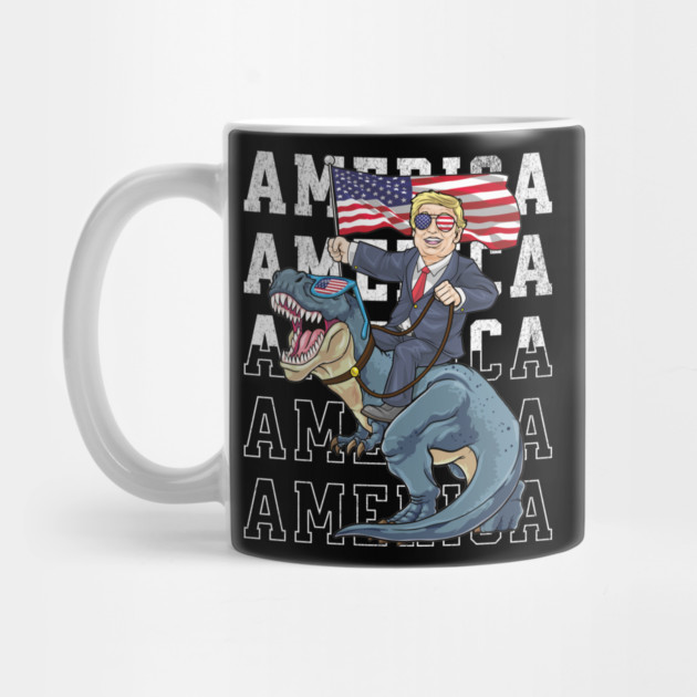 Trump Riding a Dinosaur by GoshWow®