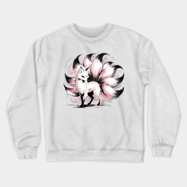 Kitsune Crewneck Sweatshirt by H. R. Sinclair