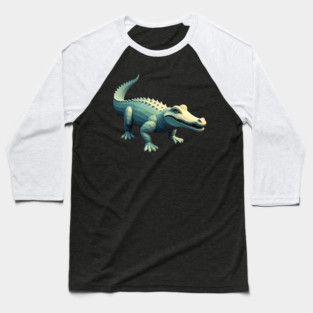 3D Alligator Baseball T-Shirt
