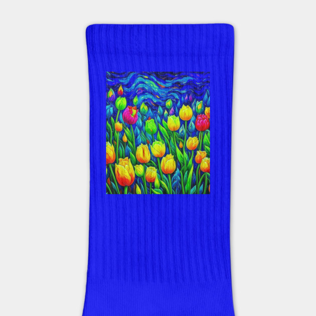 Tulips Van Gogh Style by HolidayBug