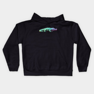 3D Crocodile Kids Hoodie