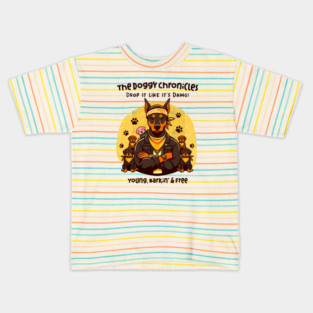 THE DOGGY CHRONICLES Kids T-Shirt