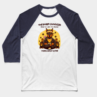 THE DOGGY CHRONICLES Baseball T-Shirt