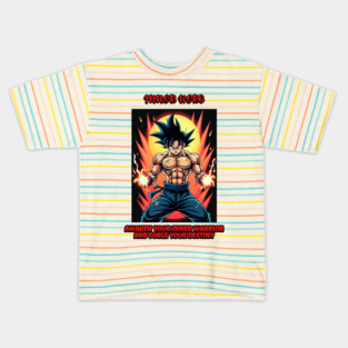 Warrior's Awakening: Forge Your Destiny Kids T-Shirt