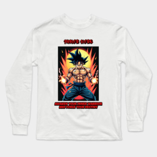 Warrior's Awakening: Forge Your Destiny Long Sleeve T-Shirt