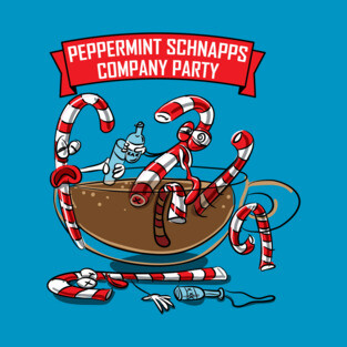 Peppermint Schnapps Company Party T-Shirt