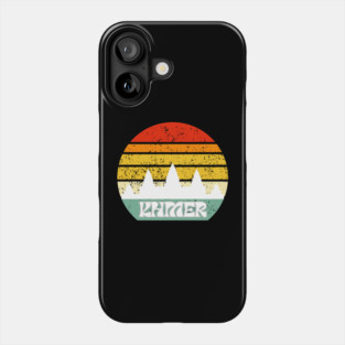 Angkor Wat Retro Sun Phone Case