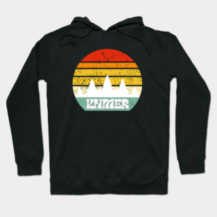 Angkor Wat Retro Sun Hoodie