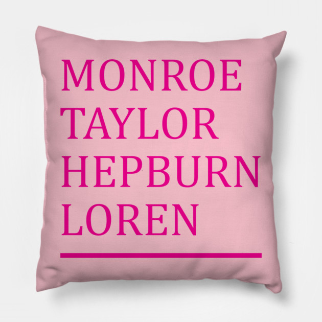 Old Hollywood Glamor Pillow by Laura Contarino