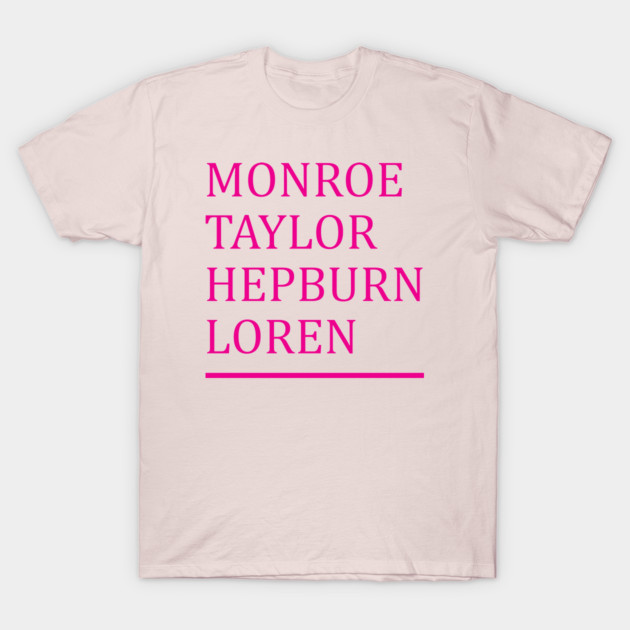 Old Hollywood Glamor T-Shirt by Laura Contarino