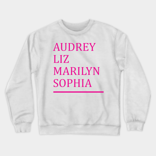 Old Hollywood Glam Crewneck Sweatshirt by Laura Contarino