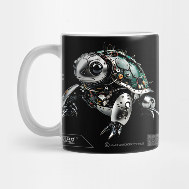 Cyborg Turtle (Black) | UndoSisyphus™ Native Cyborgs Collection by UndoSisyphus