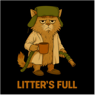 christmas-cat Posters and Art