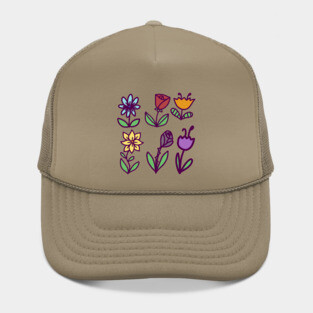 Colorful Flowers Hat