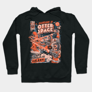 Guardians of Otter Space Funny Retro Hoodie