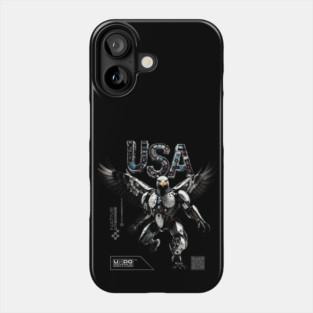 USA Eagle (Black) | UndoSisyphus™ Native Cyborgs Collection Phone Case