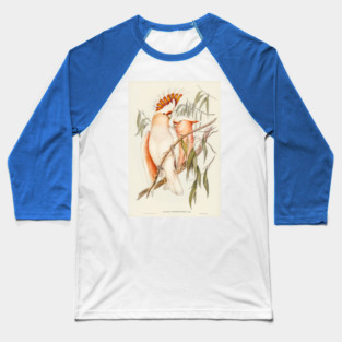 Leadbeater's Cockatoo. Welizabeth Gould, Birds Of Australia Baseball T-Shirt