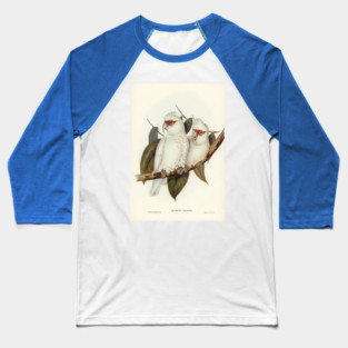 Long Billed Cockatoo. Elizabeth Gould Baseball T-Shirt