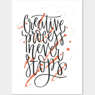 Creative Process Posters and Art
