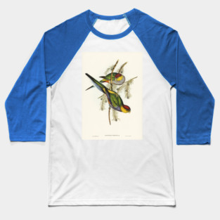Red Capped Parakeet. Elizabeth Gould Baseball T-Shirt