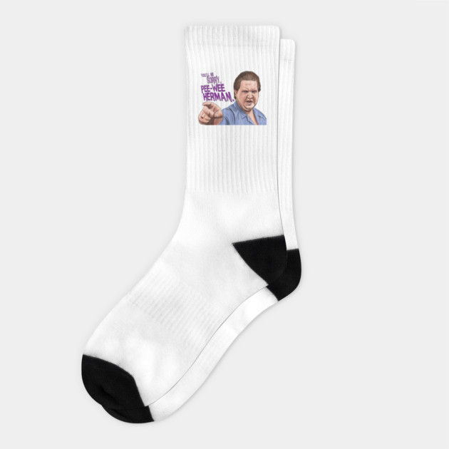 Pee-Wee's Big Adventure: You'll Be Sorry Socks by 51Deesigns