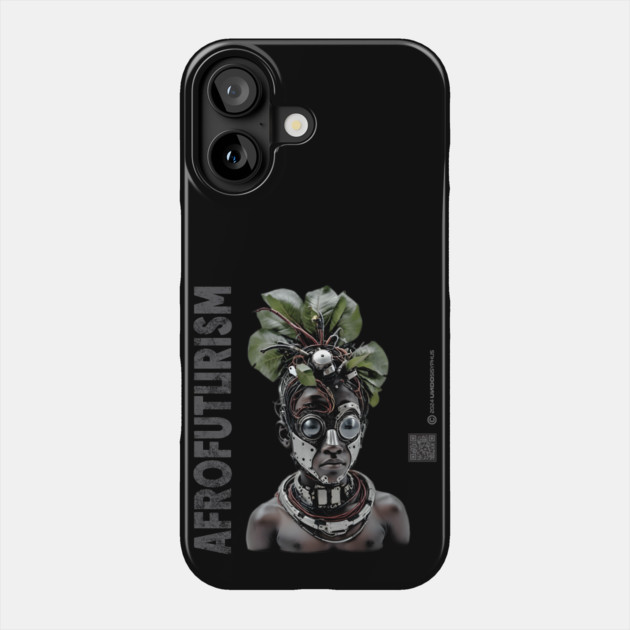 Afrofuturist Boy (Black) | UndoSisyphus™ AfroFuturism Collection Phone Case by UndoSisyphus
