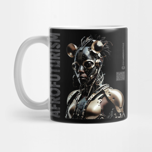 AfroFuturist Lady (Black) | UndoSisyphus™ AfroFuturism Collection by UndoSisyphus